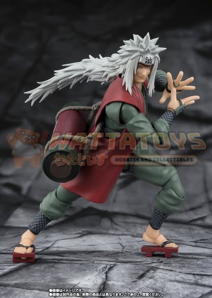 Premium Bandai - Naruto Shippuuden - S.H.Figuarts JIRAIYA -Hidden Leaf Heroic Master Sage- (Sage Mode Set)