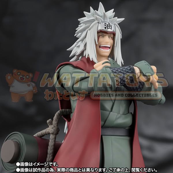 Premium Bandai - Naruto Shippuuden - S.H.Figuarts JIRAIYA -Hidden Leaf Heroic Master Sage- (Sage Mode Set)