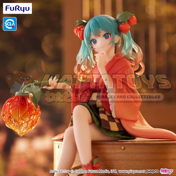 Furyu - Hatsune Miku Noodle Stopper Figure -Flower Fairy Winter Cherry-