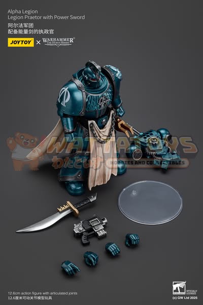 [PRE-ORDER] Joytoy - Warhammer 40000 - Alpha Legion Legion Praetor with Power Sword