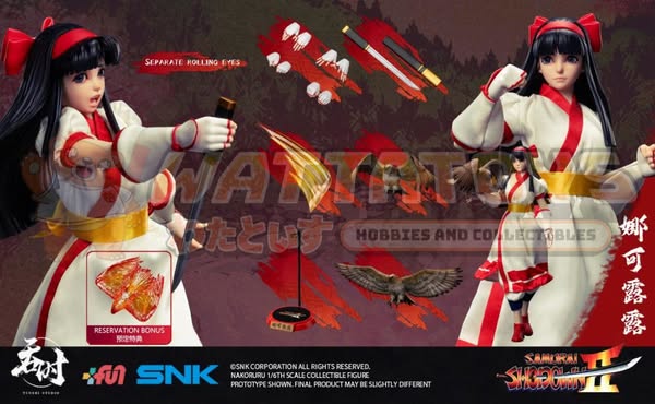 [PRE-ORDER] Tunshi Studio - SAMURAI SHODOWN II - 1/6 scale NAKORURU (SNK Licensed)