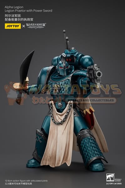 [PRE-ORDER] Joytoy - Warhammer 40000 - Alpha Legion Legion Praetor with Power Sword