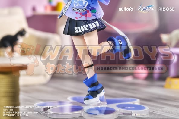 [PRE-ORDER] RIBOSE - Honkai: Star Rail - RISE UP+ Chibi Cat Series Figure Silver Wolf Ver.