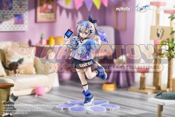 [PRE-ORDER] RIBOSE - Honkai: Star Rail - RISE UP+ Chibi Cat Series Figure Silver Wolf Ver.