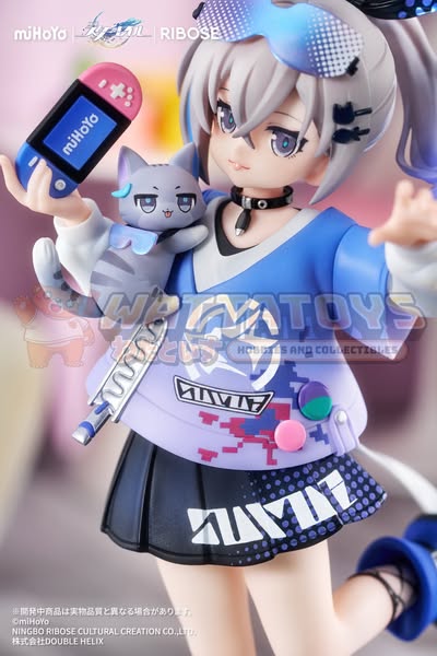 [PRE-ORDER] RIBOSE - Honkai: Star Rail - RISE UP+ Chibi Cat Series Figure Silver Wolf Ver.