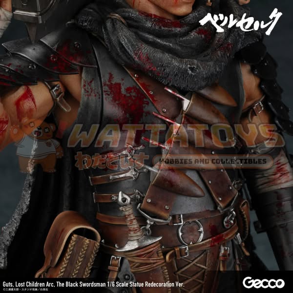 [PRE-ORDER] Gecco - Berserk - Guts (Lost Children Arc) The Black Swordsman 1/6 Scale Statue Redecoration Ver.