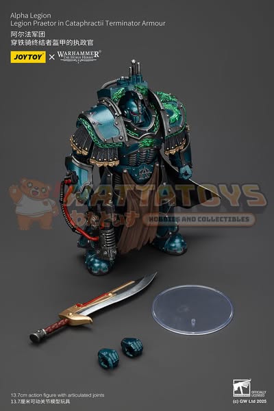 [PRE-ORDER] Joytoy - Warhammer 40000 - Alpha Legion Legion Praetor in Cataphractii Terminator Armour
