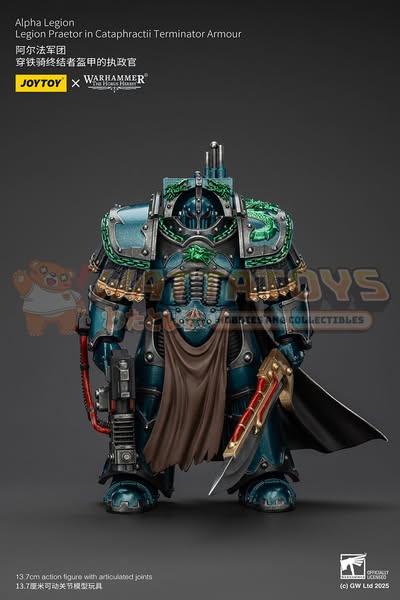 [PRE-ORDER] Joytoy - Warhammer 40000 - Alpha Legion Legion Praetor in Cataphractii Terminator Armour