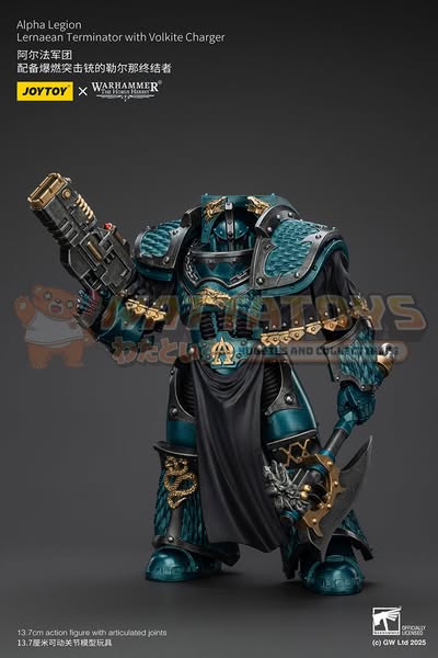 [PRE-ORDER] Joytoy - Warhammer 40000 - Alpha Legion Lernaean Terminator with Volkite Charger