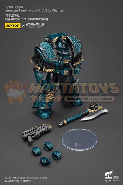[PRE-ORDER] Joytoy - Warhammer 40000 - Alpha Legion Lernaean Terminator with Volkite Charger