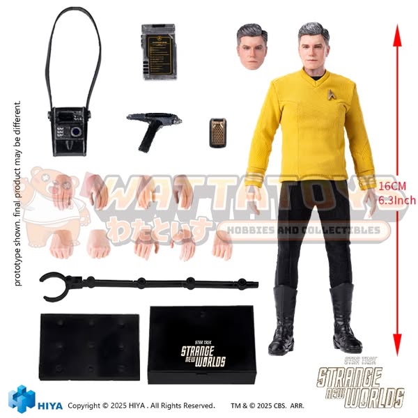 [PRE-ORDER] HIYA Toys - Star Trek Strange New Worlds - 1/12 scale Pike Action Figure