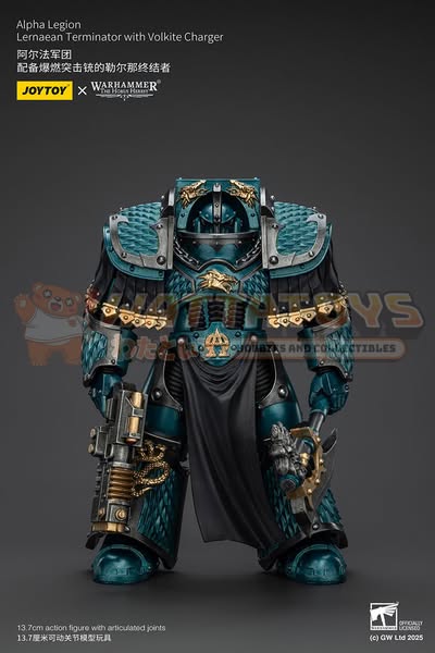 [PRE-ORDER] Joytoy - Warhammer 40000 - Alpha Legion Lernaean Terminator with Volkite Charger