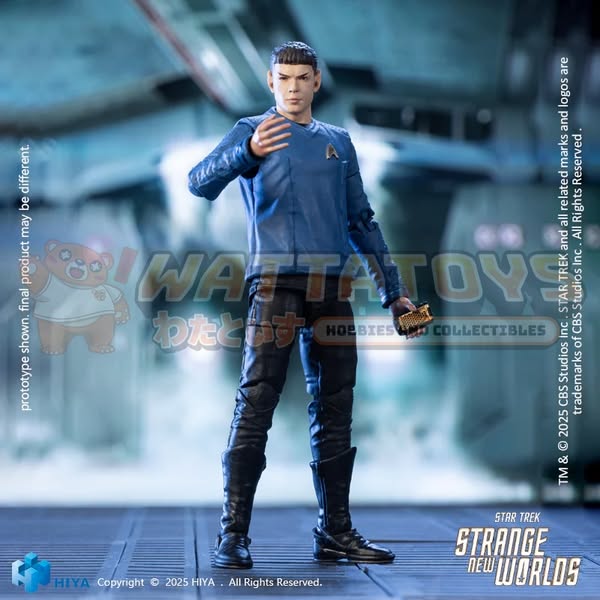 [PRE-ORDER] HIYA Toys - Star Trek Strange New Worlds - 1/18 scale Spock Action Figure