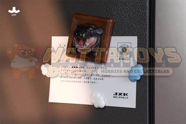 [PRE-ORDER] JXK - Baby Hippo Fridge Magnet Animal Model
