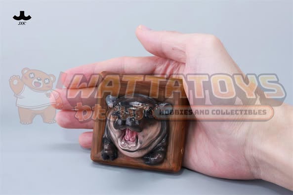 [PRE-ORDER] JXK - Baby Hippo Fridge Magnet Animal Model