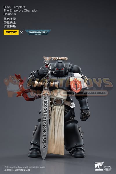 [PRE-ORDER] Joytoy - Warhammer 40000 - Black Templars The Emperors Champion Rolantus (2025)