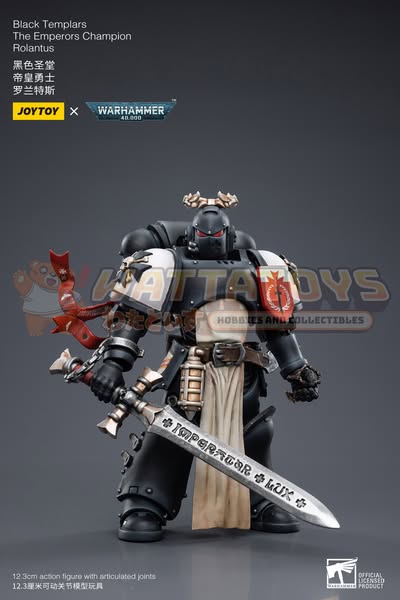[PRE-ORDER] Joytoy - Warhammer 40000 - Black Templars The Emperors Champion Rolantus (2025)