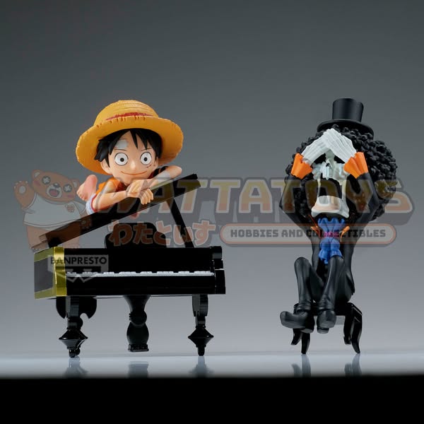 [PRE-ORDER] Banpresto - ONE PIECE - WORLD COLLECTABLE FIGURE LOG STORIES MONKEY D.LUFFY & BROOK "THAT’S GREAT!! AFTER ALL THIS TIME, HE'S STILL…!!!"