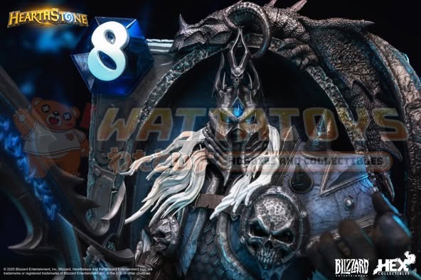 [PRE-ORDER] HEX Collectibles x Blizzard Entertainment - 31cm Hearthstone Lich King Art Statue