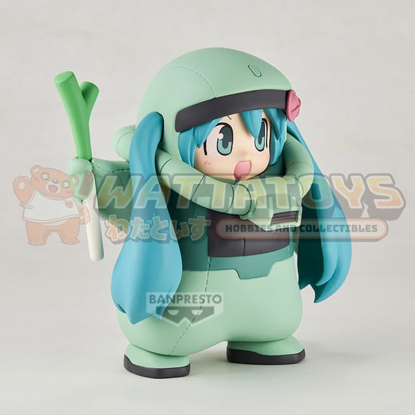 [PRE-ORDER] Banpresto - GUNDAM 45TH×HATSUNE MIKU FIGURE ZAKU COSTUME [HATSUNE MIKU VER.]