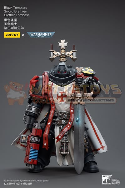[PRE-ORDER] JoyToy - Warhammer 40000 - Black Templars Sword Brethren Brother Lombast