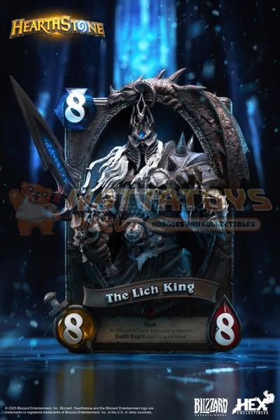 [PRE-ORDER] HEX Collectibles x Blizzard Entertainment - 31cm Hearthstone Lich King Art Statue