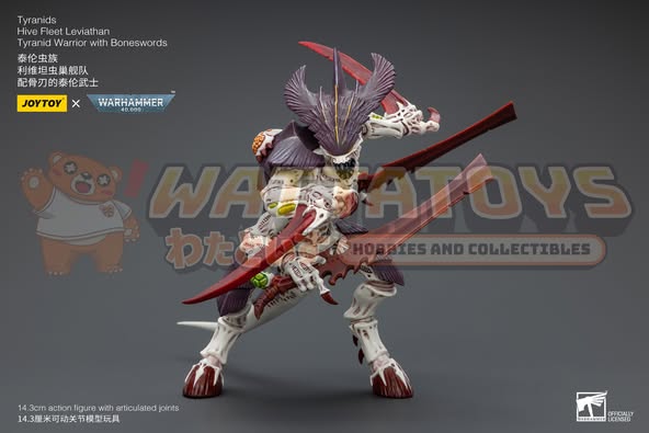 [PRE-ORDER] JoyToy - Warhammer 40000 - Tyranids Hive Fleet Leviathan Tyranid Warrior with Boneswords