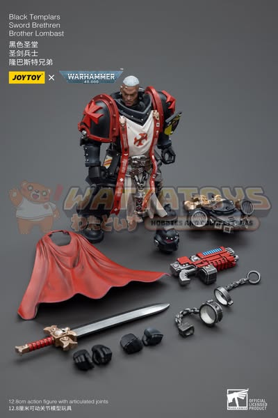 [PRE-ORDER] JoyToy - Warhammer 40000 - Black Templars Sword Brethren Brother Lombast