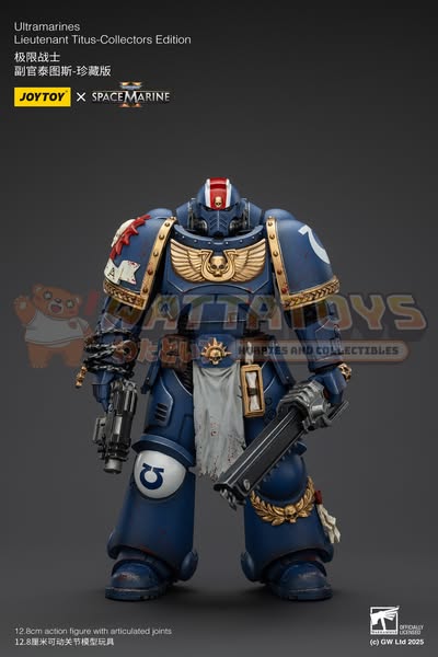 [PRE-ORDER] JoyToy - Warhammer 40000 Space Marine - Ultramarines Lieutenant Titus-Collectors Edition