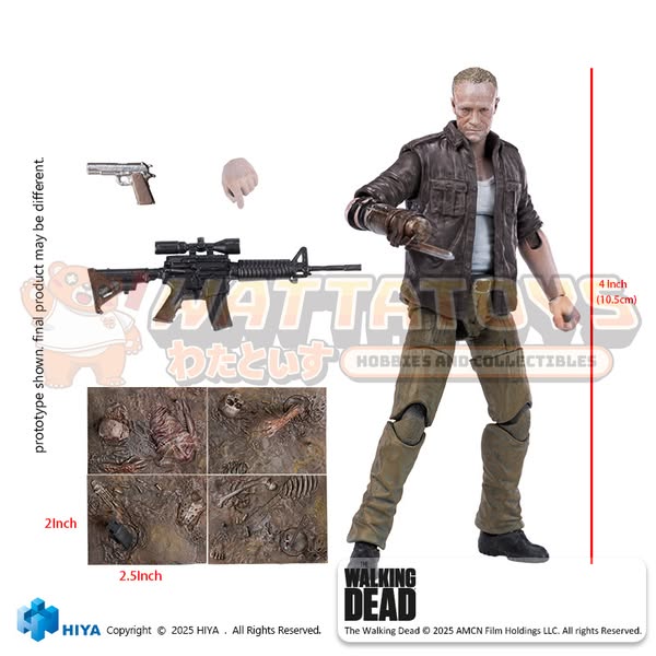 [PRE-ORDER] Hiya Toys - The Walking Dead - 1/18 scale Merle