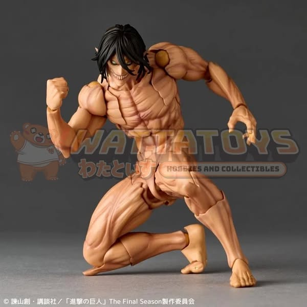 [PRE-ORDER] KAIYODO - Kaiyodo Revoltech Amazing Yamaguchi Attack on Titan Eren Yeager Reissue Excluding Bonus