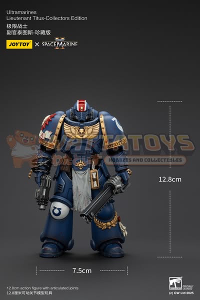 [PRE-ORDER] JoyToy - Warhammer 40000 Space Marine - Ultramarines Lieutenant Titus-Collectors Edition