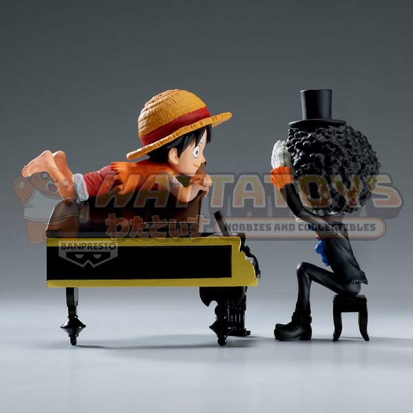 [PRE-ORDER] Banpresto - ONE PIECE - WORLD COLLECTABLE FIGURE LOG STORIES MONKEY D.LUFFY & BROOK "THAT’S GREAT!! AFTER ALL THIS TIME, HE'S STILL…!!!"