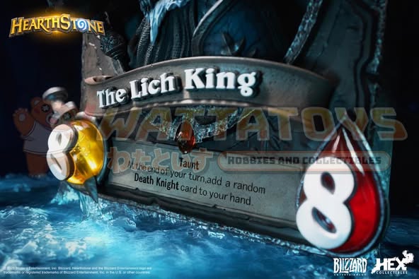[PRE-ORDER] HEX Collectibles x Blizzard Entertainment - 31cm Hearthstone Lich King Art Statue
