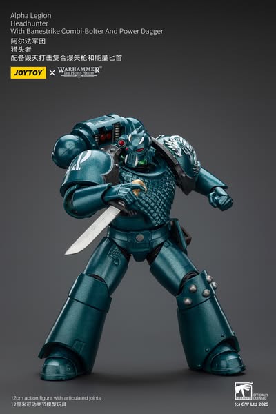 [PRE-ORDER] JoyToy - Warhammer - Alpha Legion Headhunter With Banestrike Combi-Bolter And Power Dagger
