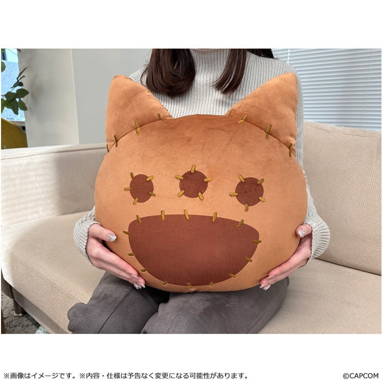 [PRE-ORDER] CAPCOM Monster Hunter Wilds cat shaped cushion