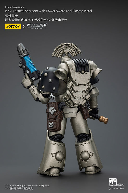[PRE-ORDER] JoyToy Iron Warriors MKVI Tactical Sergeant with Power Sword and Plasma Pistol (2026)