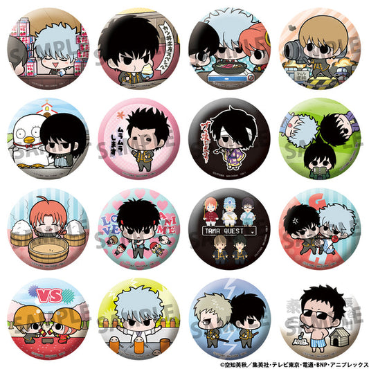[PRE-ORDER] Megahouse BOX OF 16 - Metal Badge Collection Gintama Famous Scene Ver. (Repeat）