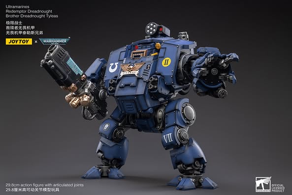 [PRE-ORDER] JoyToy - Warhammer 40,000 - UItramarines Redemptor Dreadnought Brother Dreadnought Tyleas