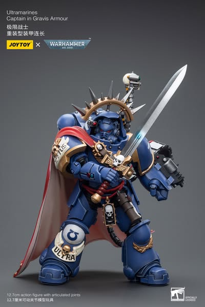 [PRE-ORDER] JoyToy - Warhammer 40,000 - Ultramarines Captain in Gravis Armour
