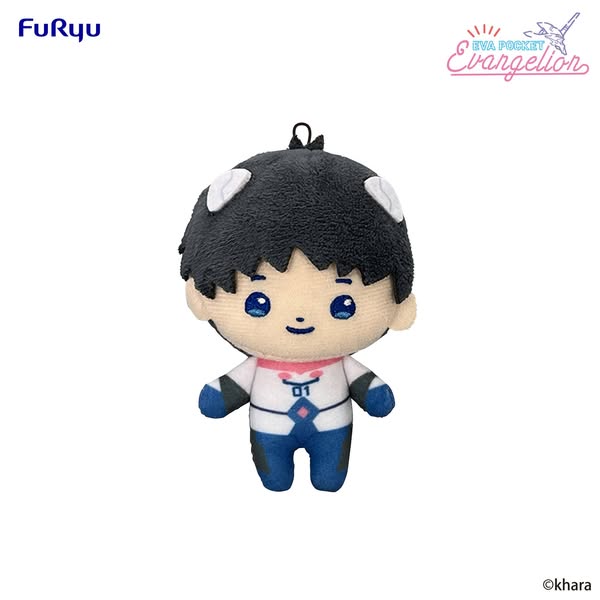 [PRE-ORDER] Furyu - Evangelion - EVA POCKET Mini Plush Toy Shinji / Rei / Asuka / Mari / Kaworu