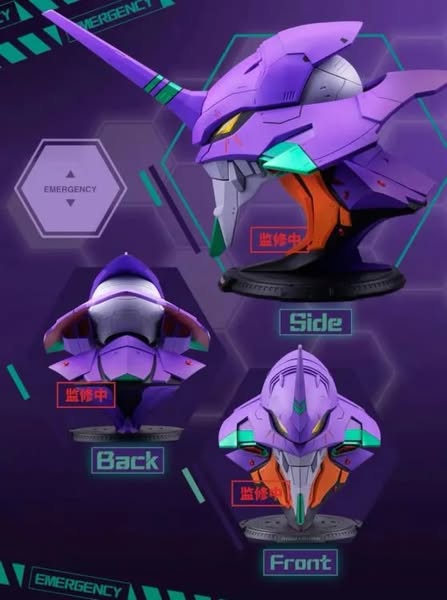 [PRE-ORDER] Bandai Namco - Neon Genesis Evangelion - BN HEAD COLLECTION EVANGELION TEST TYPE-01 VER.