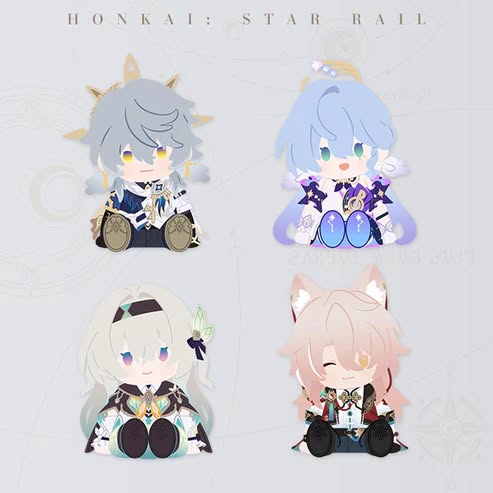 [PRE-ORDER] Bandai Namco - POTEPOTTE HONKAI: STAR RAIL VOL.2 SUNDAY / JIAOQIU / ROBIN / FIREFLY