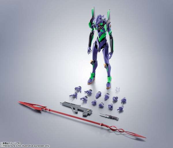 [PRE-ORDER] Bandai Tamashii - Neon Genesis Evangelion - THE ROBOT SPIRITS <SIDE EVA> EVANGELION TEST TYPE-01＋SPEAR OF CASSIUS RENEWAL COLOR EDITION