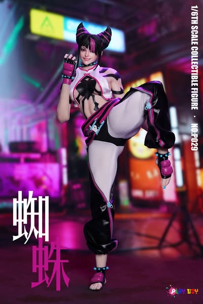 [PRE-ORDER] PLAY TOY - STREET FIGHTER - 1/6 scale JURI Spider Female Agent Gen 6