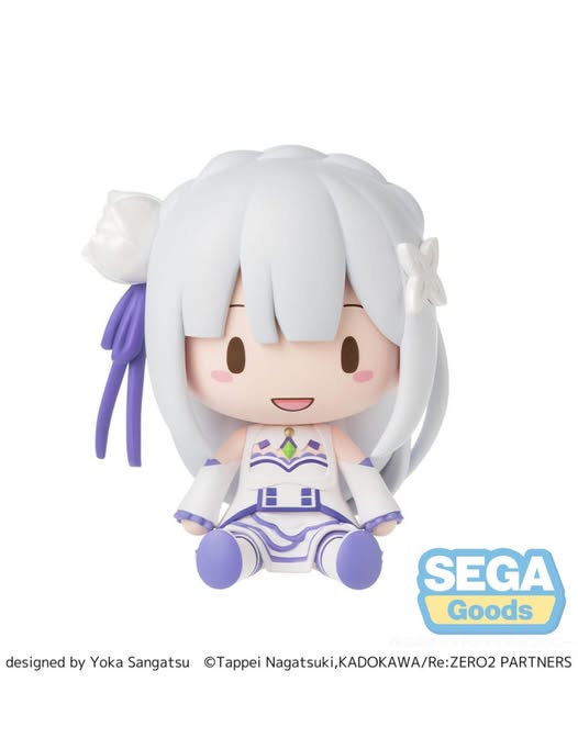[PRE-ORDER] SEGA - ReZERO -Starting Life in Another World- - fuwa petit Chibi Figure Emilia