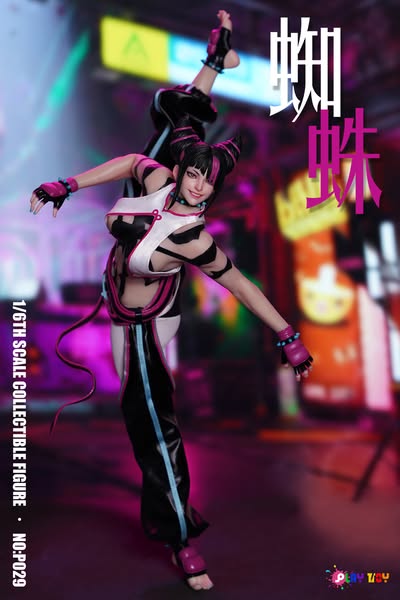 [PRE-ORDER] PLAY TOY - STREET FIGHTER - 1/6 scale JURI Spider Female Agent Gen 6