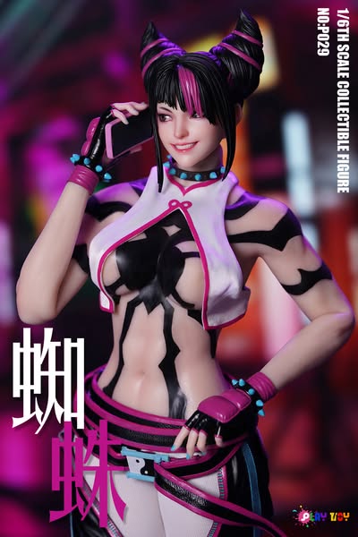 [PRE-ORDER] PLAY TOY - STREET FIGHTER - 1/6 scale JURI Spider Female Agent Gen 6