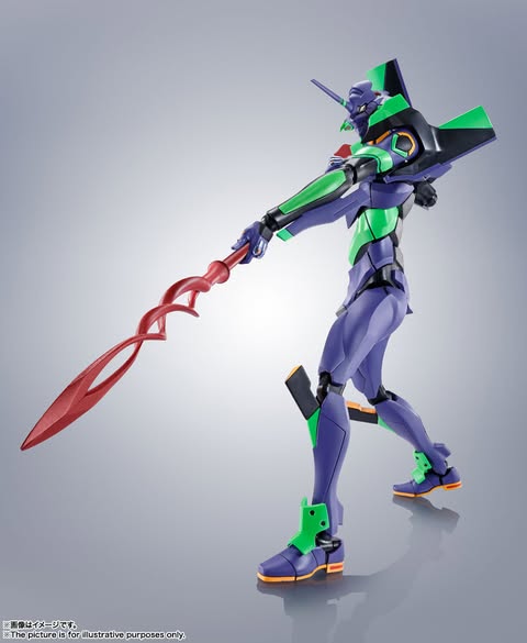 [PRE-ORDER] Bandai Tamashii - Neon Genesis Evangelion - THE ROBOT SPIRITS <SIDE EVA> EVANGELION TEST TYPE-01＋SPEAR OF CASSIUS RENEWAL COLOR EDITION