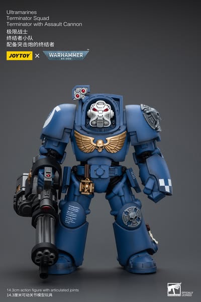 [PRE-ORDER] JoyToy - WARHAMMER 40000 - Ultramarines Terminator Squad Terminator with Assault Cannon